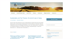 Desktop Screenshot of oekofinanz-21.de